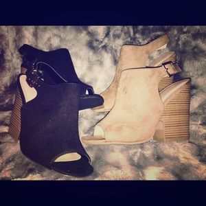 Shoe bundle 👠 peep toe sling backs